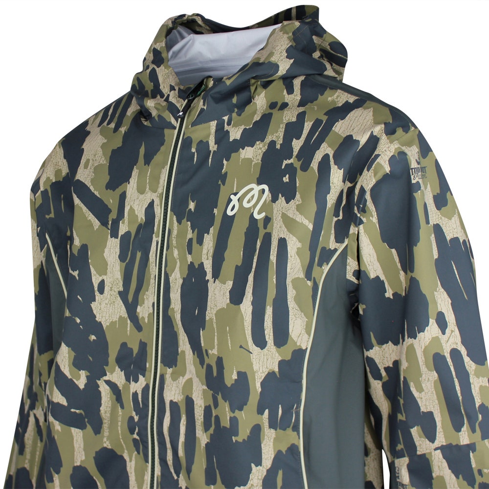 Malbon Golf Jacket - Tour Divot Camo Rain Jkt - Bark Camo SS26