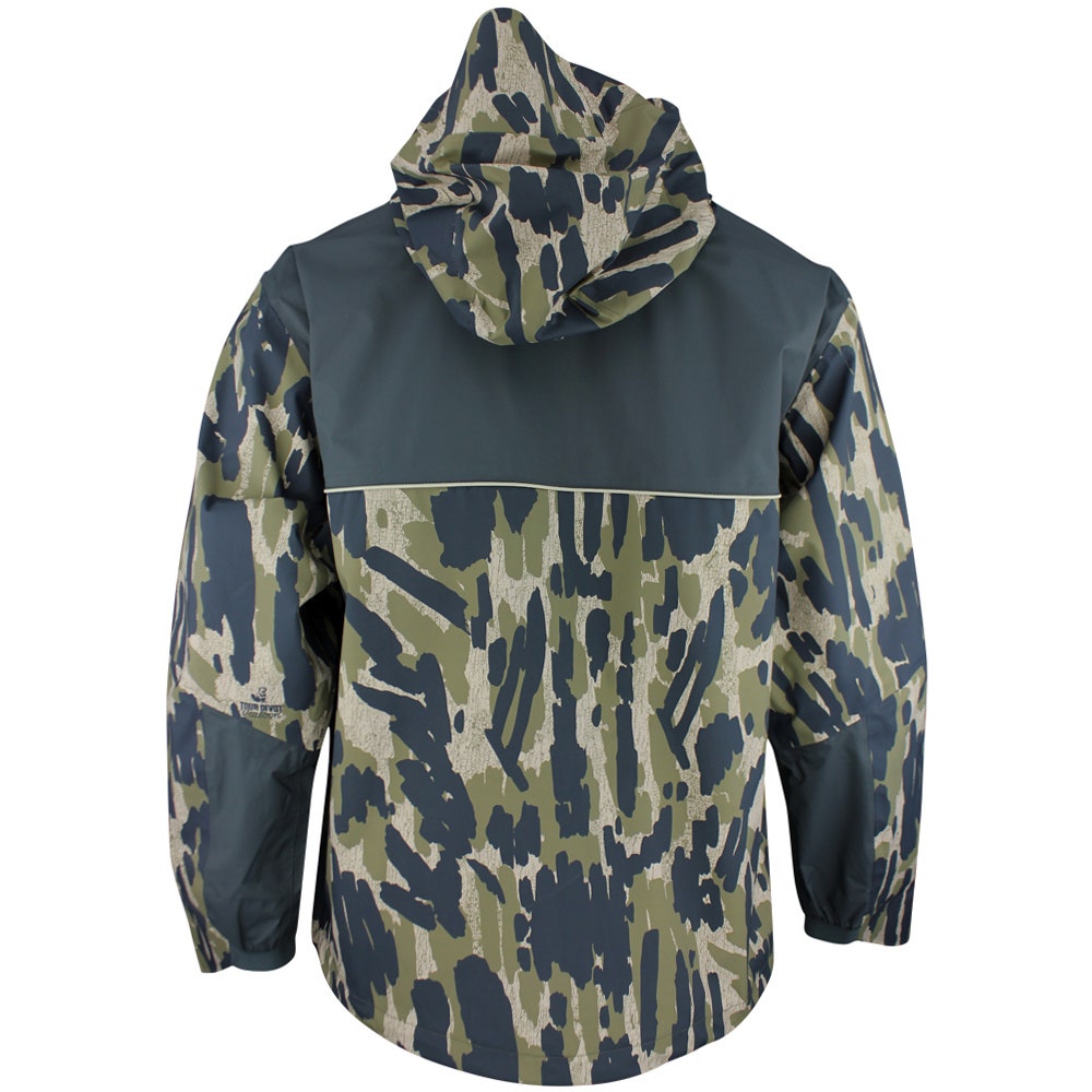 Malbon Golf Jacket - Tour Divot Camo Rain Jkt - Bark Camo SS26