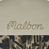 Malbon Golf Jacket - Tour Divot Camo Sherpa FZ - Bark Camo SS26