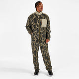 Malbon Golf Jacket - Tour Divot Camo Sherpa FZ - Bark Camo SS26