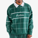 Malbon Golf Jumper - Bennett Plaid Sweater - Hunter Green HO25