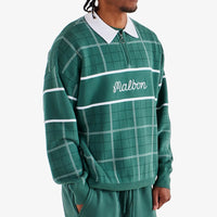 Malbon Golf Jumper - Bennett Plaid Sweater - Hunter Green HO25