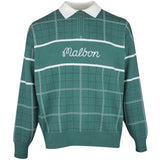 Malbon Golf Jumper - Bennett Plaid Sweater - Hunter Green HO25