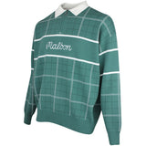 Malbon Golf Jumper - Bennett Plaid Sweater - Hunter Green HO25