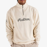 Malbon Golf Jumper - Collegiate Sweatshirt - Ivory FA26