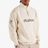 Malbon Golf Jumper - Collegiate Sweatshirt - Ivory FA26