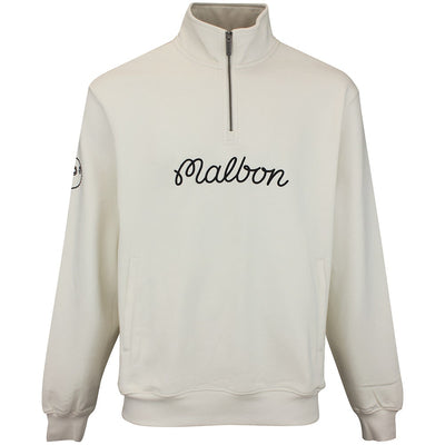 Malbon Golf Jumper - Collegiate Sweatshirt - Ivory FA26