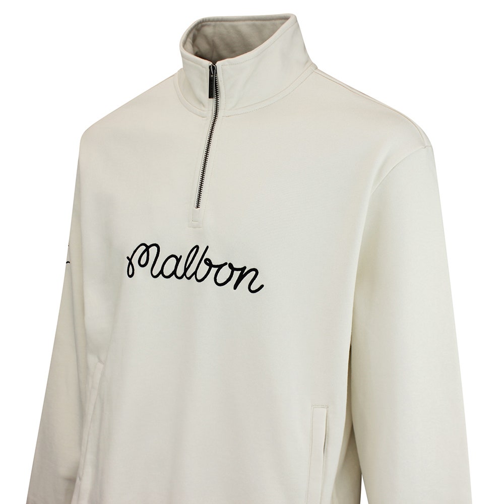Malbon Golf Jumper - Collegiate Sweatshirt - Ivory FA26