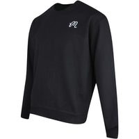 Malbon Golf Jumper - Evergreen M Icon Crew Neck - Black SS25