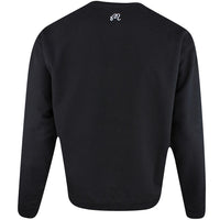 Malbon Golf Jumper - Evergreen M Icon Crew Neck - Black SS25