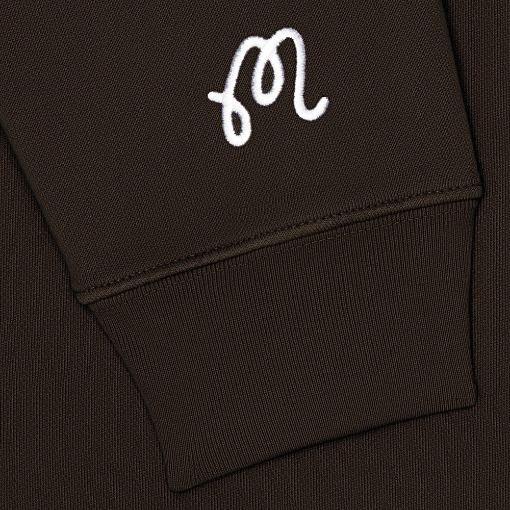 Malbon Golf Jumper - Fesque Hoodie - Brown SS26