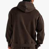 Malbon Golf Jumper - Fesque Hoodie - Brown SS26