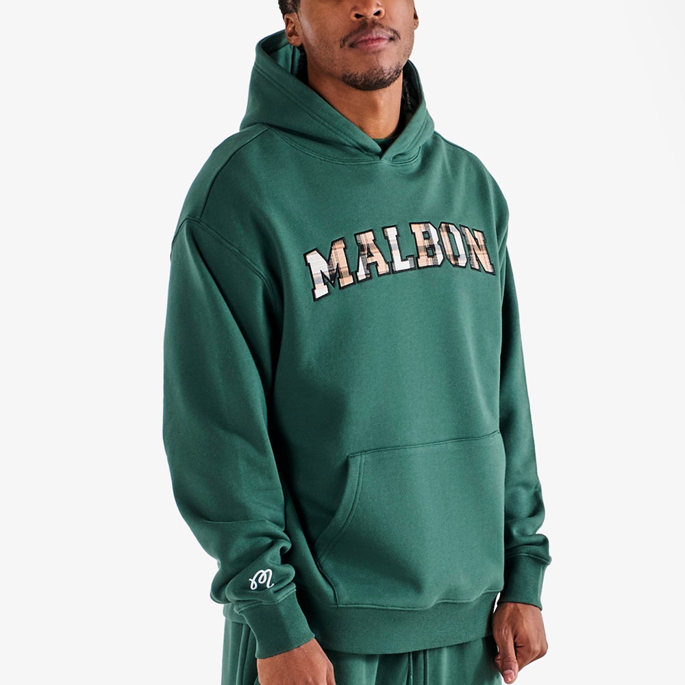 Malbon Golf Jumper - Fesque Preston Hoodie - Hunter Green HO25