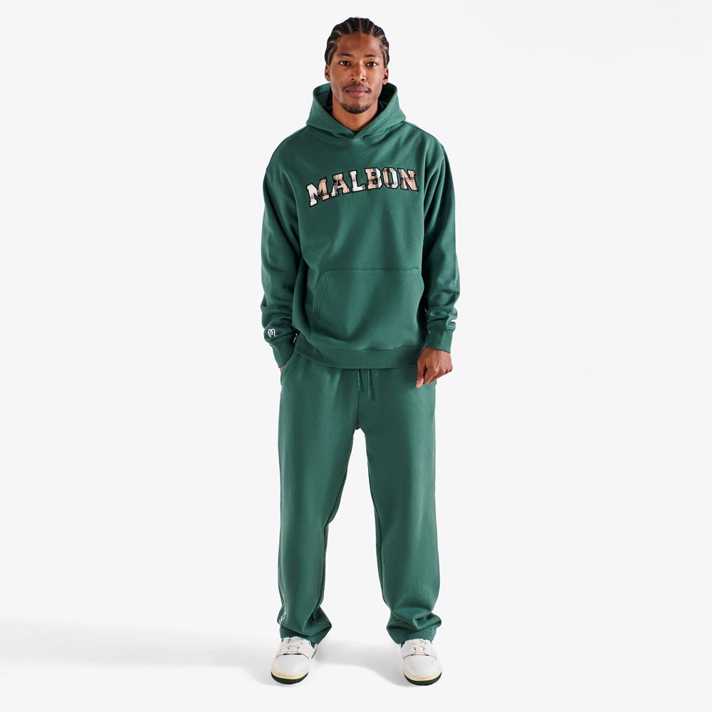Malbon Golf Jumper - Fesque Preston Hoodie - Hunter Green HO25