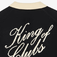 Malbon Golf Jumper - King Of Clubs Sweater - Black FA25