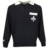 Malbon Golf Jumper - King Of Clubs Sweater - Black FA25
