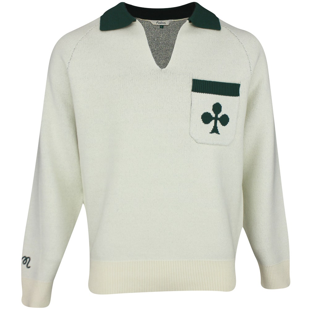 Malbon Golf Jumper - King Of Clubs Sweater - Canvas FA25
