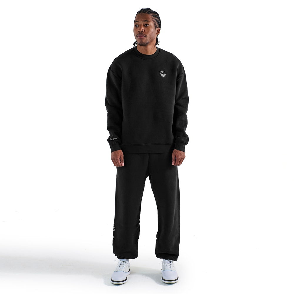 Malbon Golf Jumper - Range Cooper Sweatshirt - Black FA25
