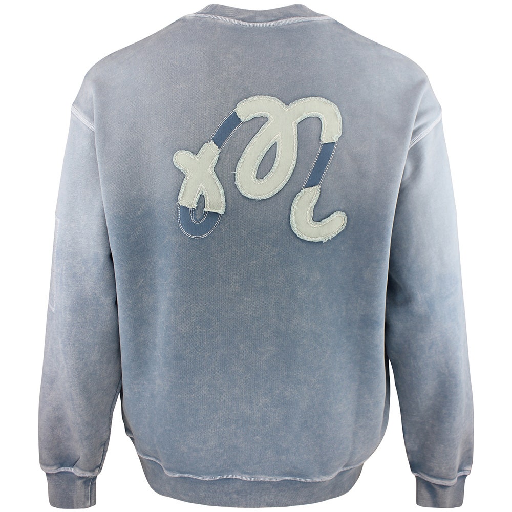 Malbon Golf Jumper - Range Fragment Sweatshirt - Slate FA26