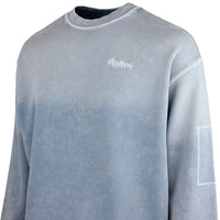 Malbon Golf Jumper - Range Fragment Sweatshirt - Slate FA26