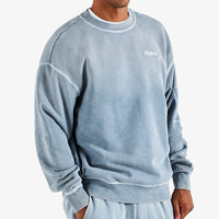 Malbon Golf Jumper - Range Fragment Sweatshirt - Slate FA26