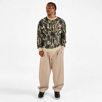 Malbon Golf Jumper - Range Tour Divot Camo Sweatshirt - Bark Camo SS26