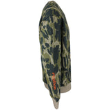 Malbon Golf Jumper - Range Tour Divot Camo Sweatshirt - Bark Camo SS26