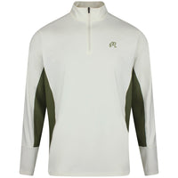 Malbon Golf Jumper - Santiago Mid Layer - Cream - Olivine SS26