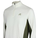 Malbon Golf Jumper - Santiago Mid Layer - Cream - Olivine SS26