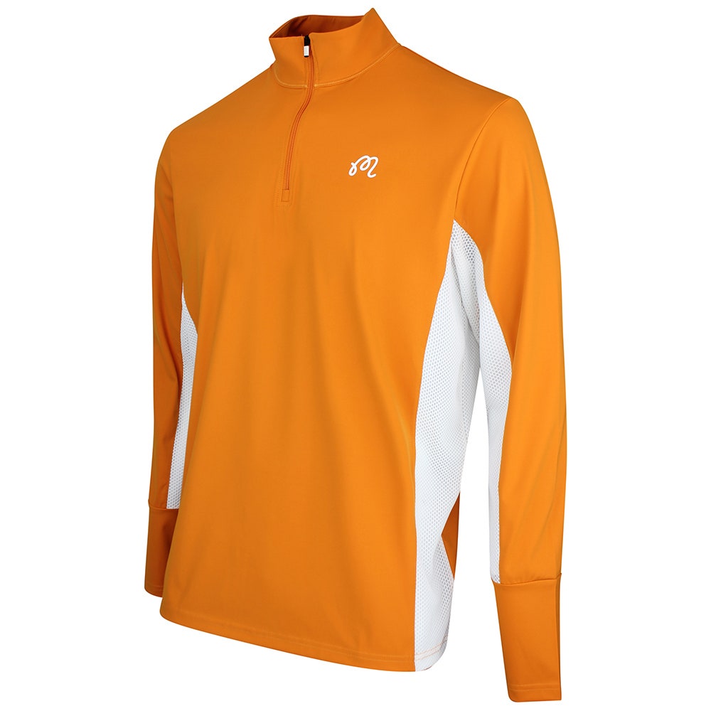 Malbon Golf Jumper - Santiago Mid Layer - Marmalade - Cream SS26