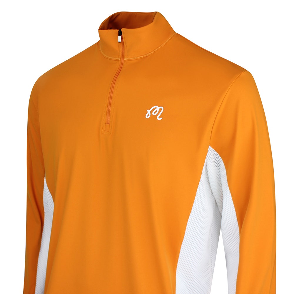 Malbon Golf Jumper - Santiago Mid Layer - Marmalade - Cream SS26