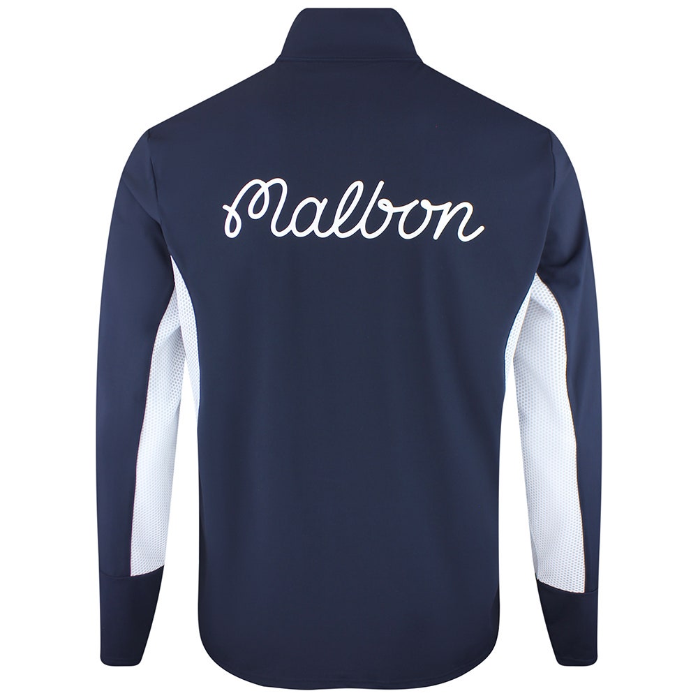 Malbon Golf Jumper - Santiago Mid Layer - Midnight - White SS26