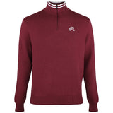 Malbon Golf Jumper - Sorrel Sweater - Oxblood FA26