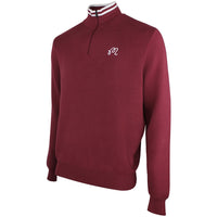 Malbon Golf Jumper - Sorrel Sweater - Oxblood FA26