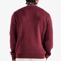 Malbon Golf Jumper - Sorrel Sweater - Oxblood FA26