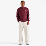 Malbon Golf Jumper - Sorrel Sweater - Oxblood FA26