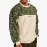 Malbon Golf Jumper - Tierra Crew Neck - Cream - Olivine SS26