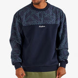 Malbon Golf Jumper - Tierra Crew Neck - Midnight SS26