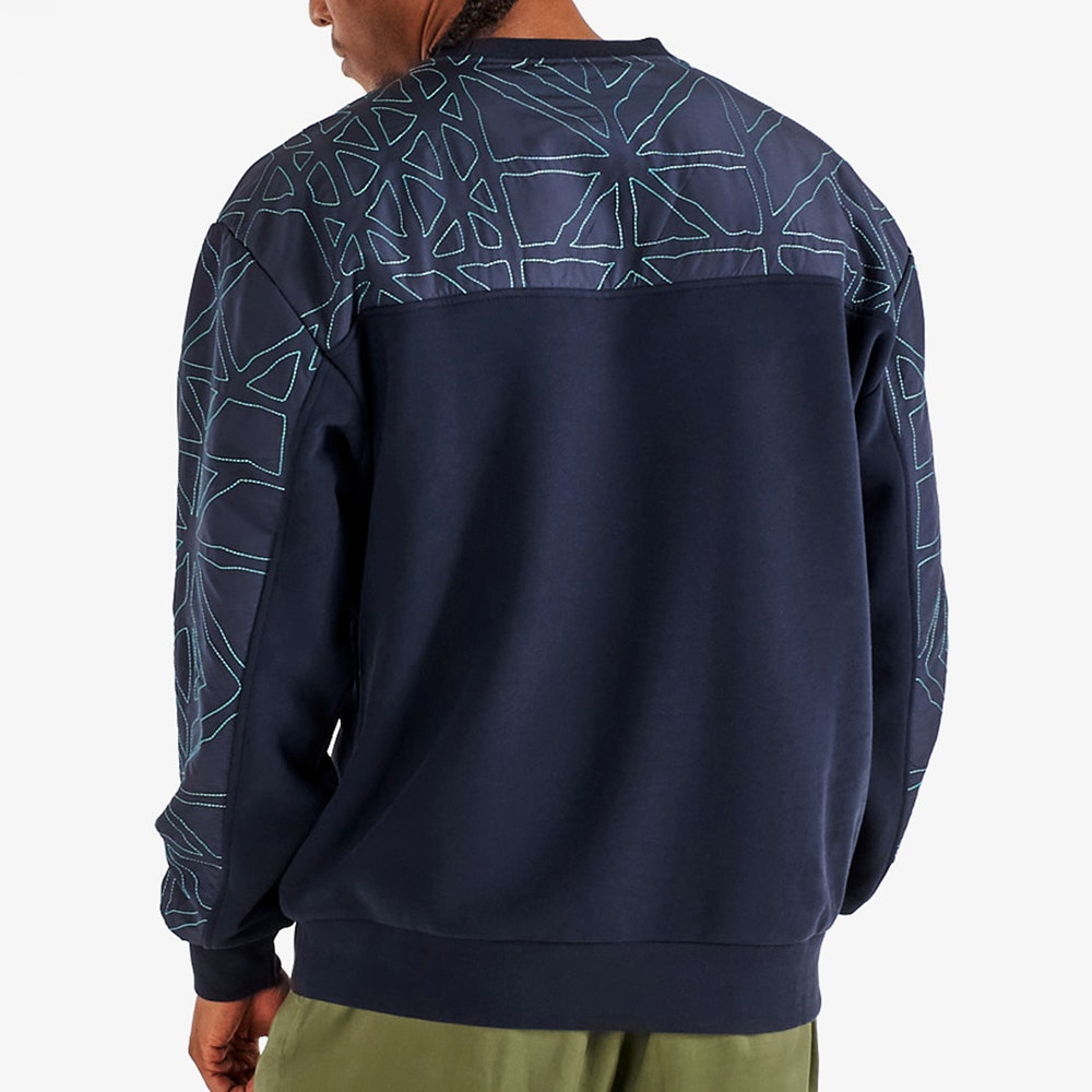 Malbon Golf Jumper - Tierra Crew Neck - Midnight SS26