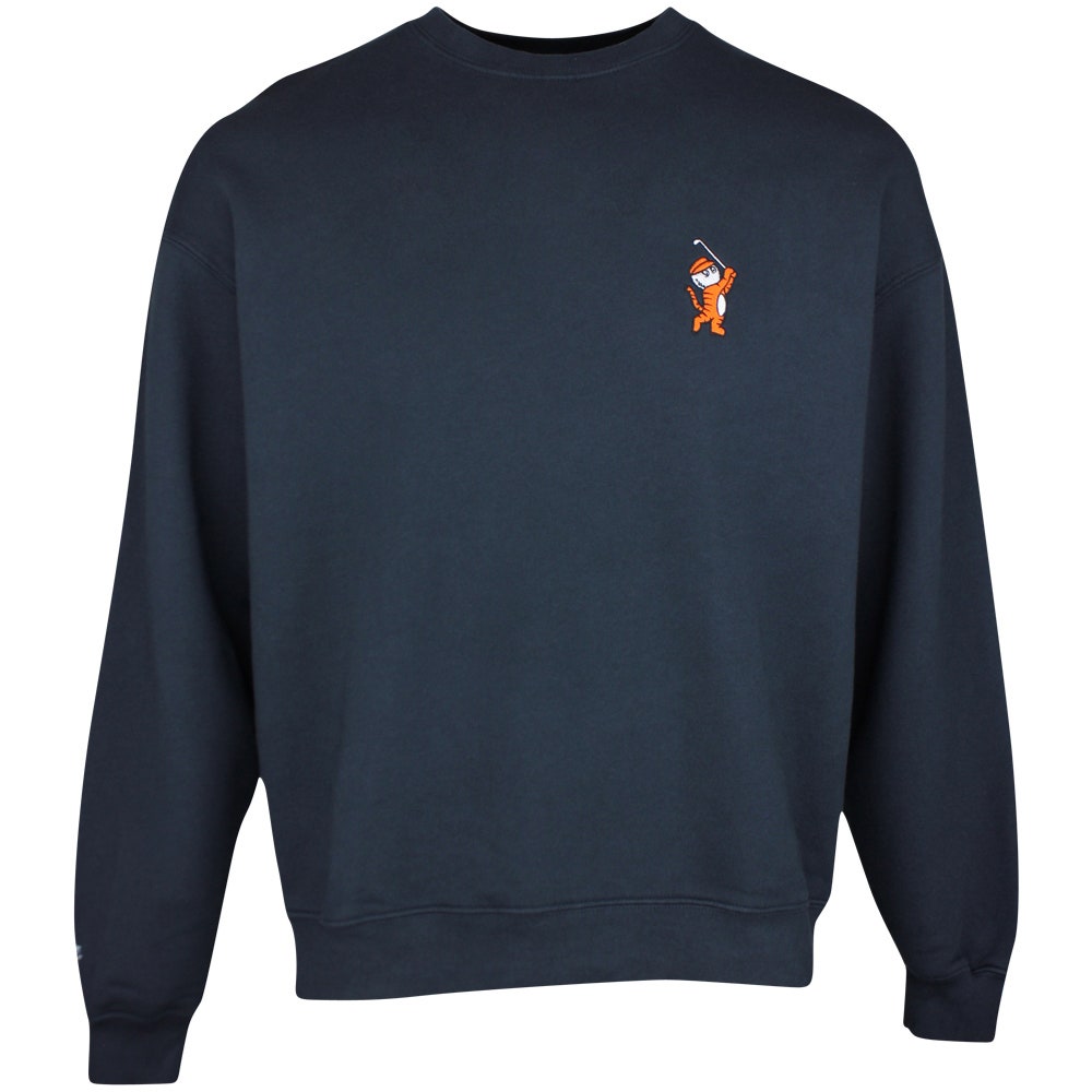 Malbon Golf Jumper - Tiger Buckets Range Sweatshirt - Navy SS26