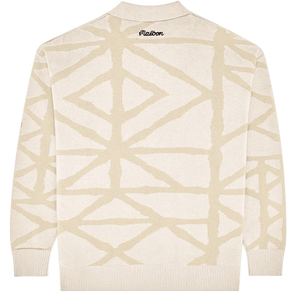 Malbon Golf Jumper - Verdant Sweater - Cream SS26