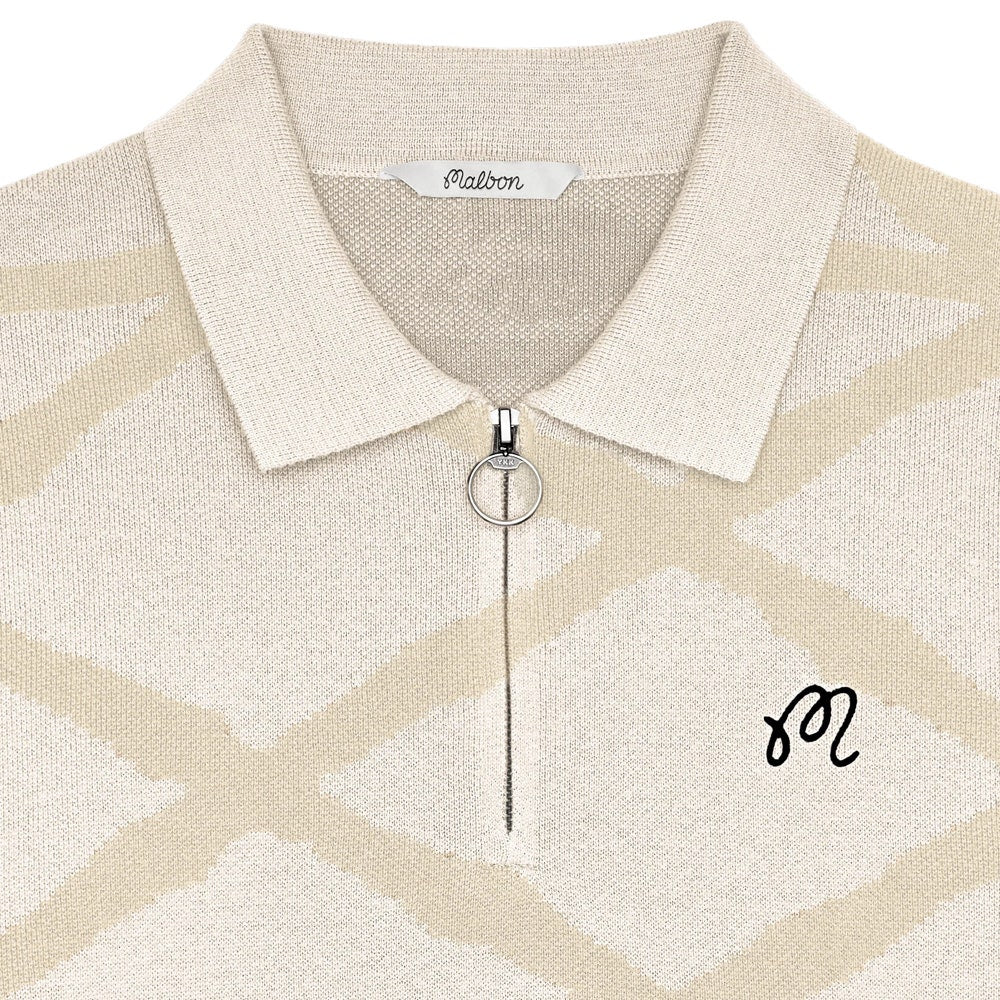 Malbon Golf Jumper - Verdant Sweater - Cream SS26