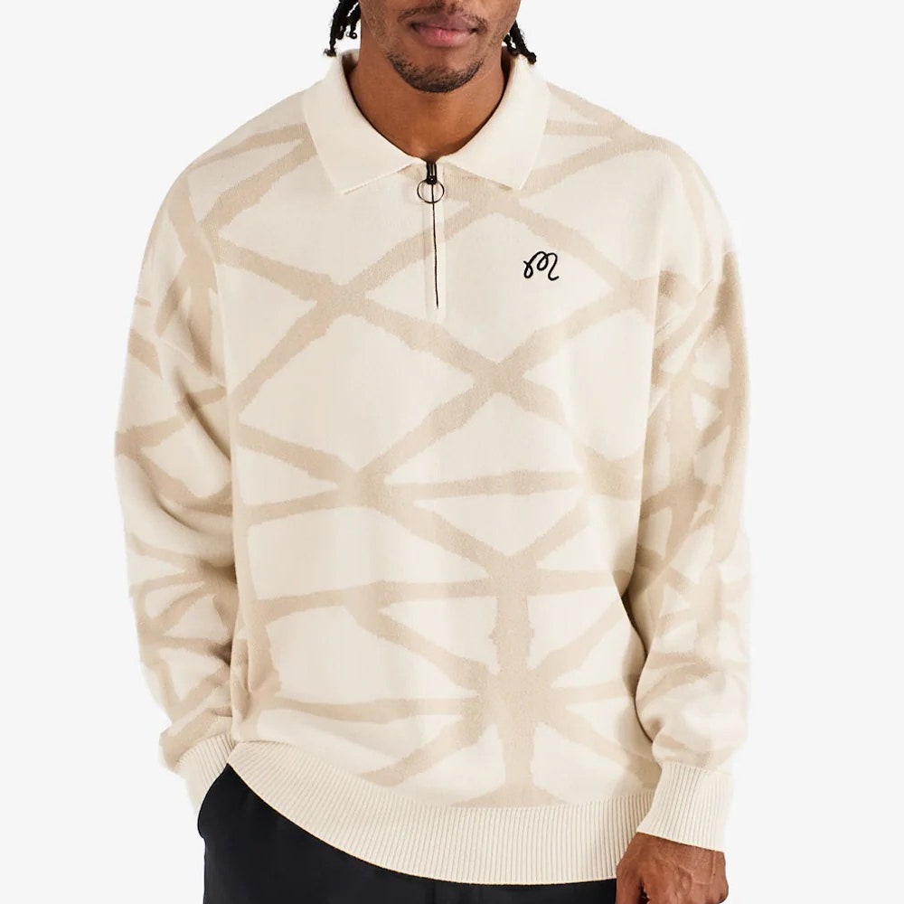 Malbon Golf Jumper - Verdant Sweater - Cream SS26