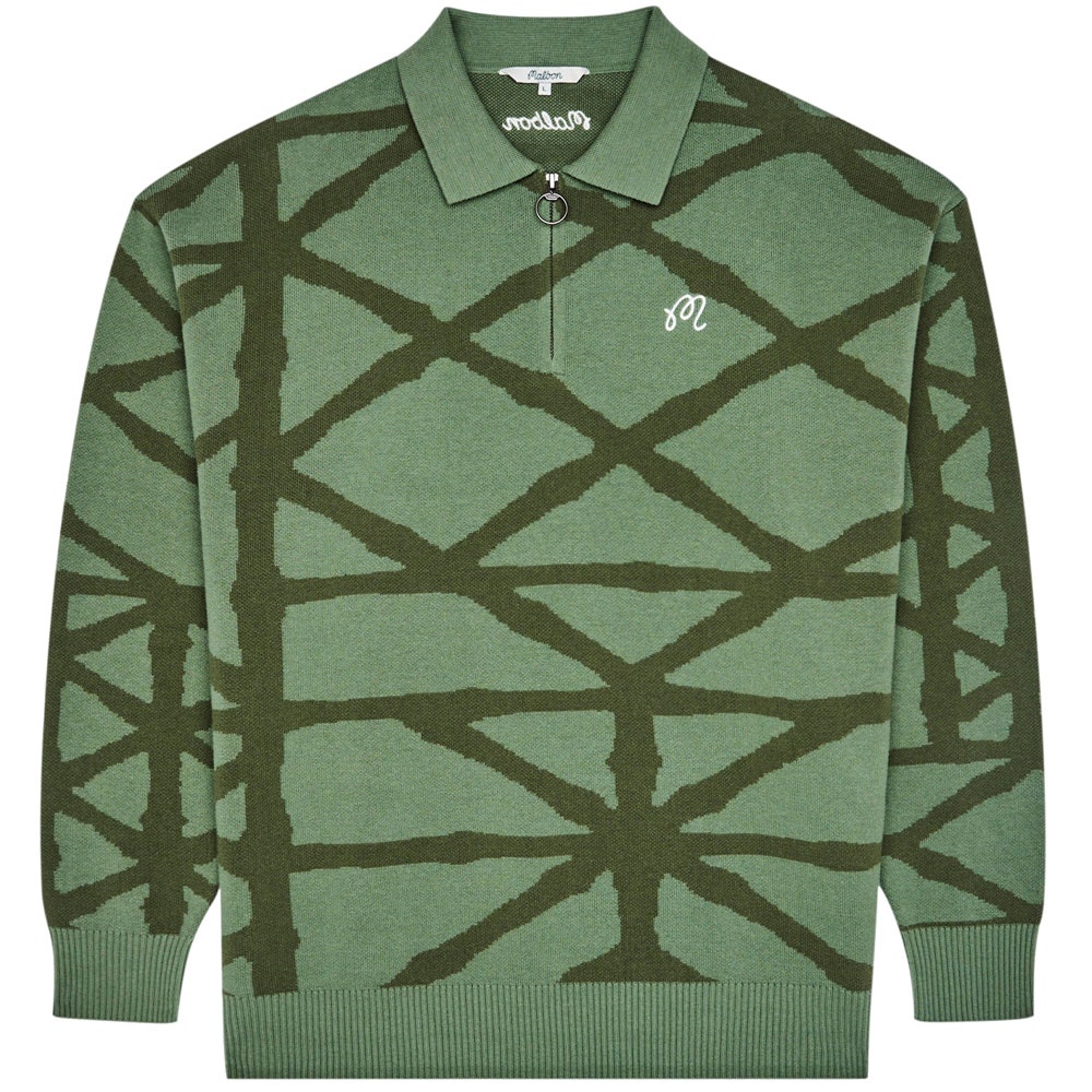 Malbon Golf Jumper - Verdant Sweater - Olivine SS26