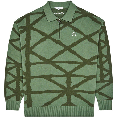 Malbon Golf Jumper - Verdant Sweater - Olivine SS26