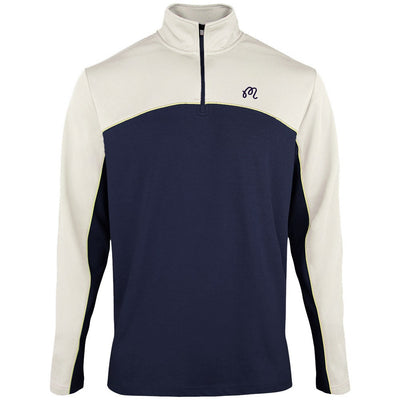 Malbon Golf Pullover - Aurora QZ - Navy FA26