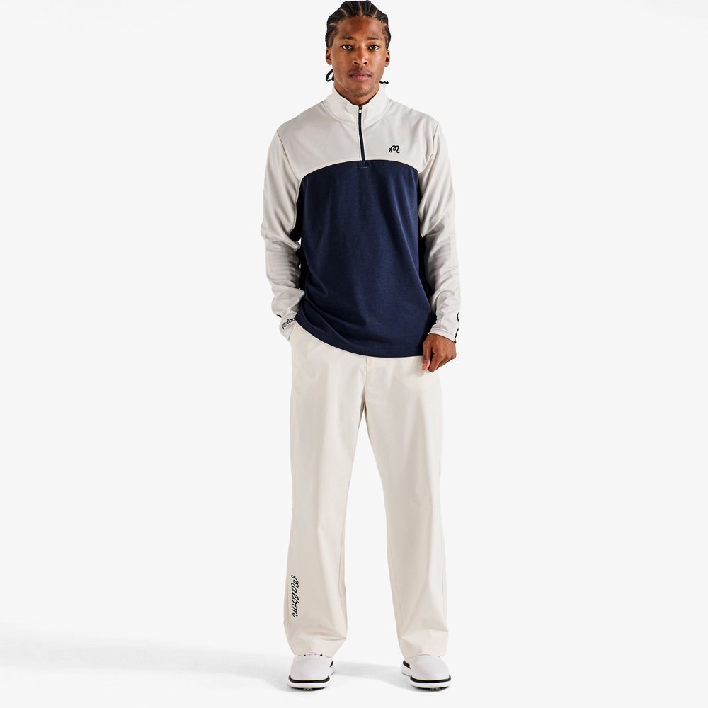 Malbon Golf Pullover - Aurora QZ - Navy FA26