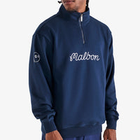 Malbon Golf Pullover - Collegiate Sweatshirt - Navy SS26