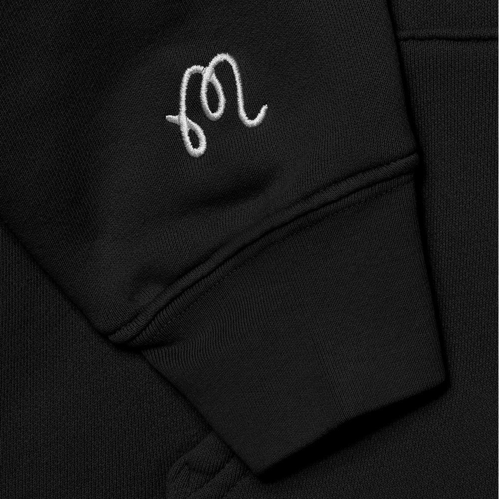 Malbon Golf Pullover - Fesque Hoodie - Black FA25