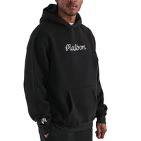 Malbon Golf Pullover - Fesque Hoodie - Black FA25